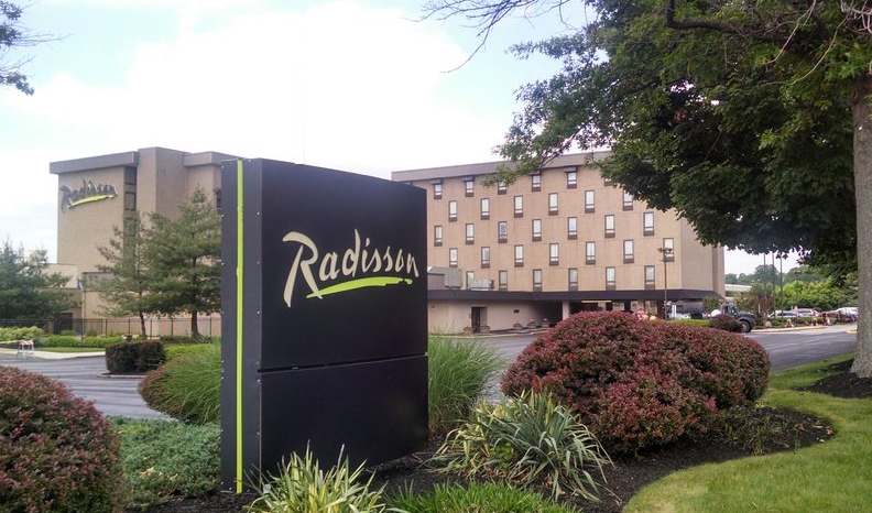 Radisson Hotel Northeast Philadelphia on Old Lincoln Highway in Trevose. TJM Properties, Inc., out the property up for auction in February 2023.