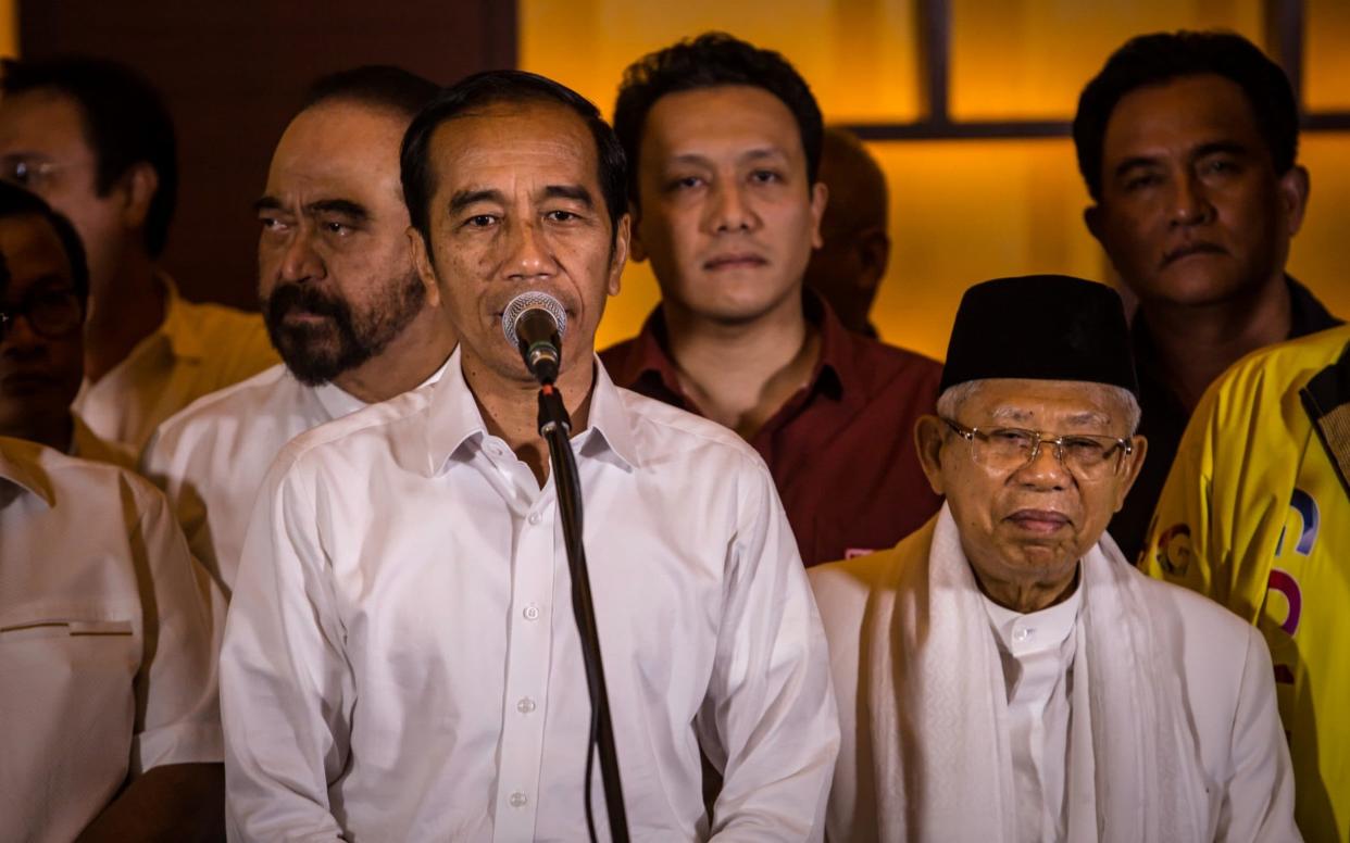 Incumbent President Joko Widodo looks set to win the Indonesian election - Getty Images AsiaPac