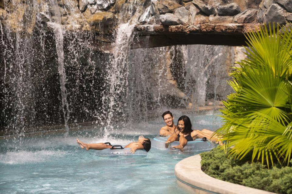 The lazy river at Four Seasons Resort Orlando at Walt Disney World.