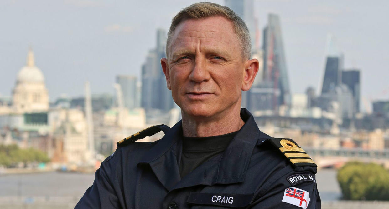 Daniel Craig has now reached the rank of the fictional James Bond (Royal Navy)