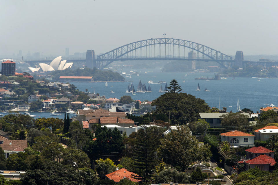 Property prices in Australia have officially fallen. (Photographer: Brendon Thorne/Bloomberg via Getty)