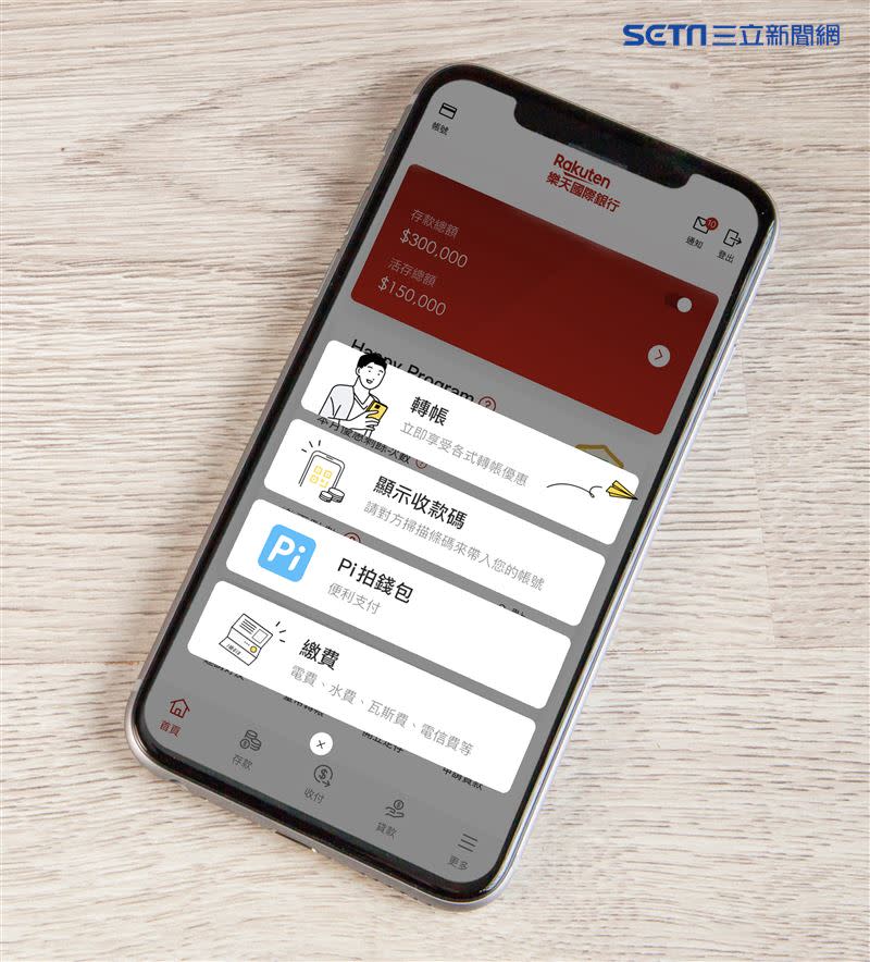 樂天國際銀行於今（13）日與Pi拍錢包對外宣布雙方合作計畫，首波推出「行動支付」合作。（圖／業者提供）