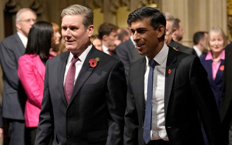 Mr Starmer joins the House of Lords with Rishi Sunak, who will uphold the phased out ban on cigarette sales