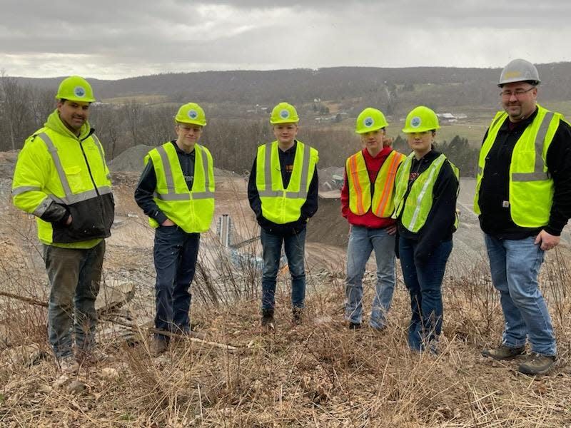 Rutledge Excavating and a division of the company, Jen's Materials, were among the businesses in Damascus Township that gave a tour for the four Damascus School eighth graders taking part in the Supervisor for a Day Program on March 18, 2024. The program is in its 26th year.