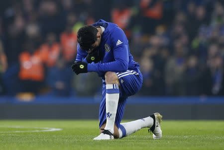 Football Soccer Britain - Chelsea v Hull City - Premier League - Stamford Bridge - 22/1/17 Chelsea's Diego Costa before the match Action Images via Reuters / Andrew Couldridge Livepic