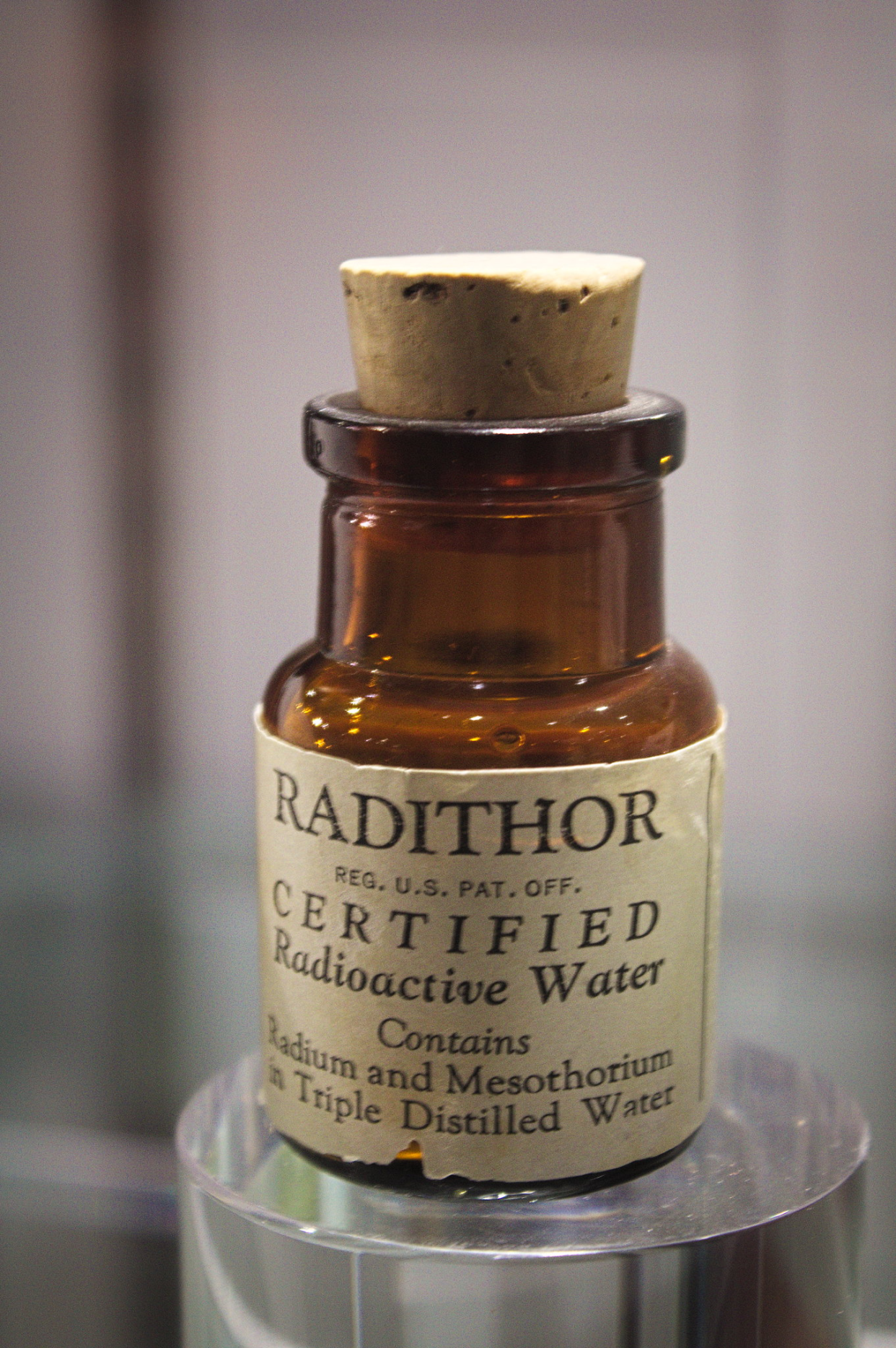 Vintage Bottle of RadiThor From the 1920s