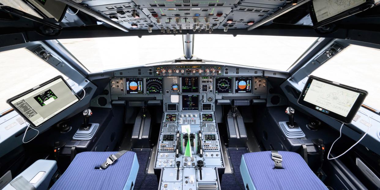 Cockpit eines Airbus A320neo<span class="copyright">AFP via Getty Images</span>