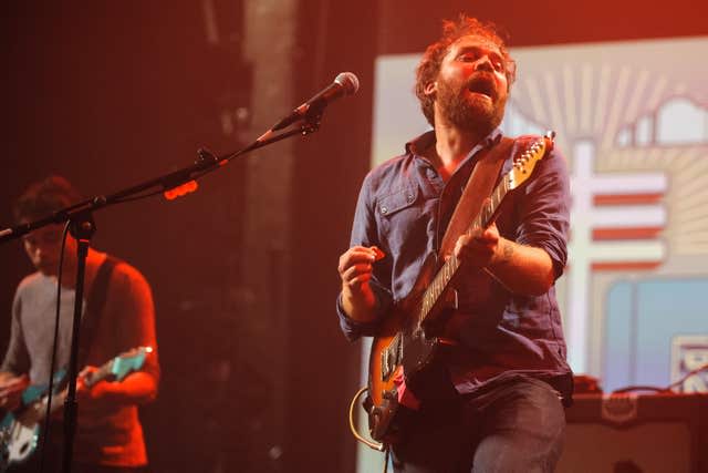 Scott Hutchison performing