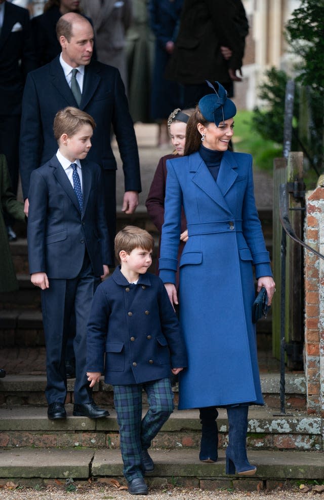 Royals attends Christmas Day Church service