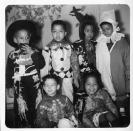 <p>Clowns and cowboy costumes were all the rage when it came to Halloween in the late '40s. </p>