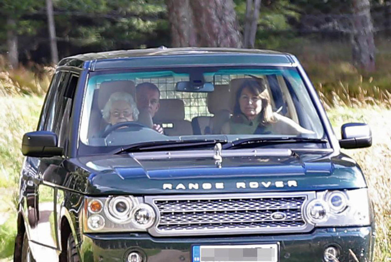 Queen Elizabeth II, Carole Middleton (Invicta Kent Media / Shutterstock)