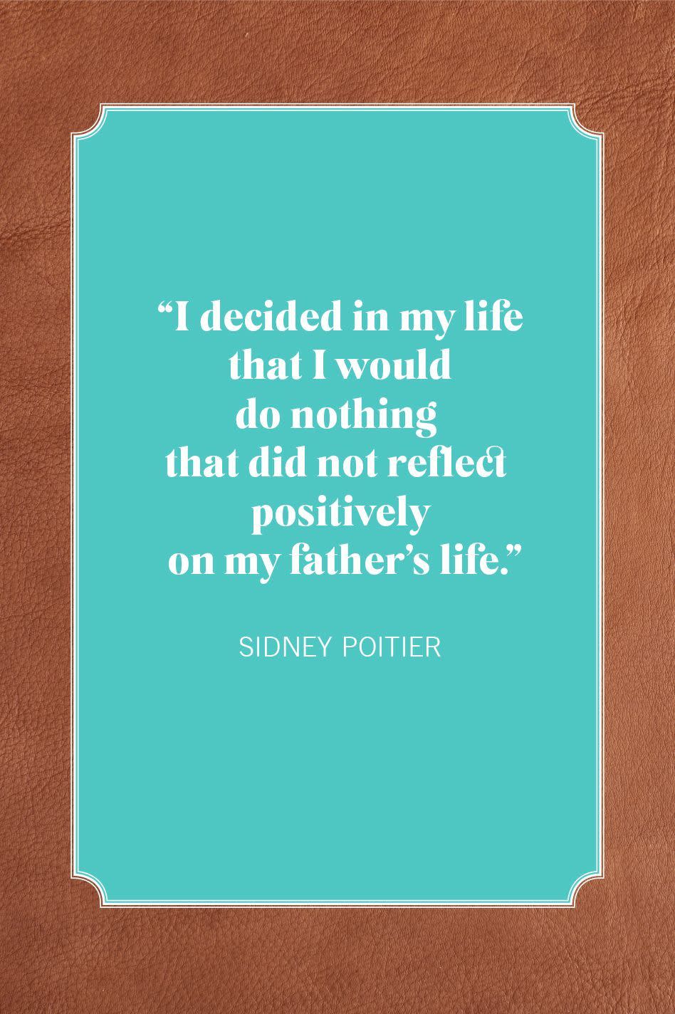 father son quotes sidney poitier