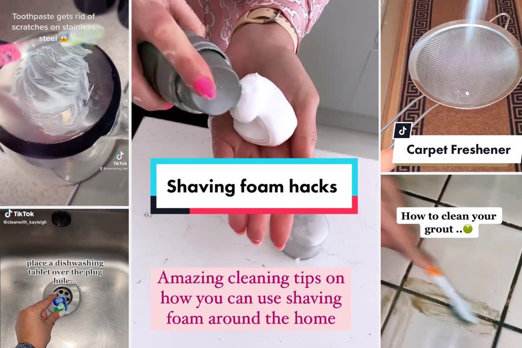 Five cleaning hacks that are big on TikTok this spring  (ES Composite)