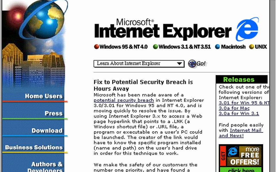 Microsoft Internet Explorer Google - AP