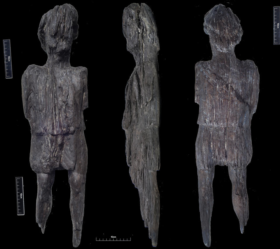 The occurrence of wooden figures in British prehistory and the Romano-British period is extremely rare.
 (HS2)