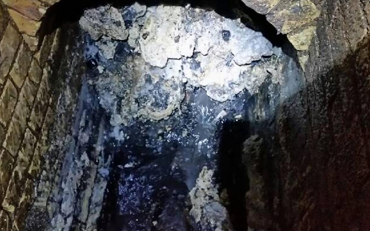 A "monster" fatberg weighing more than 10 double-decker buses is blocking a sewer under a street in east London