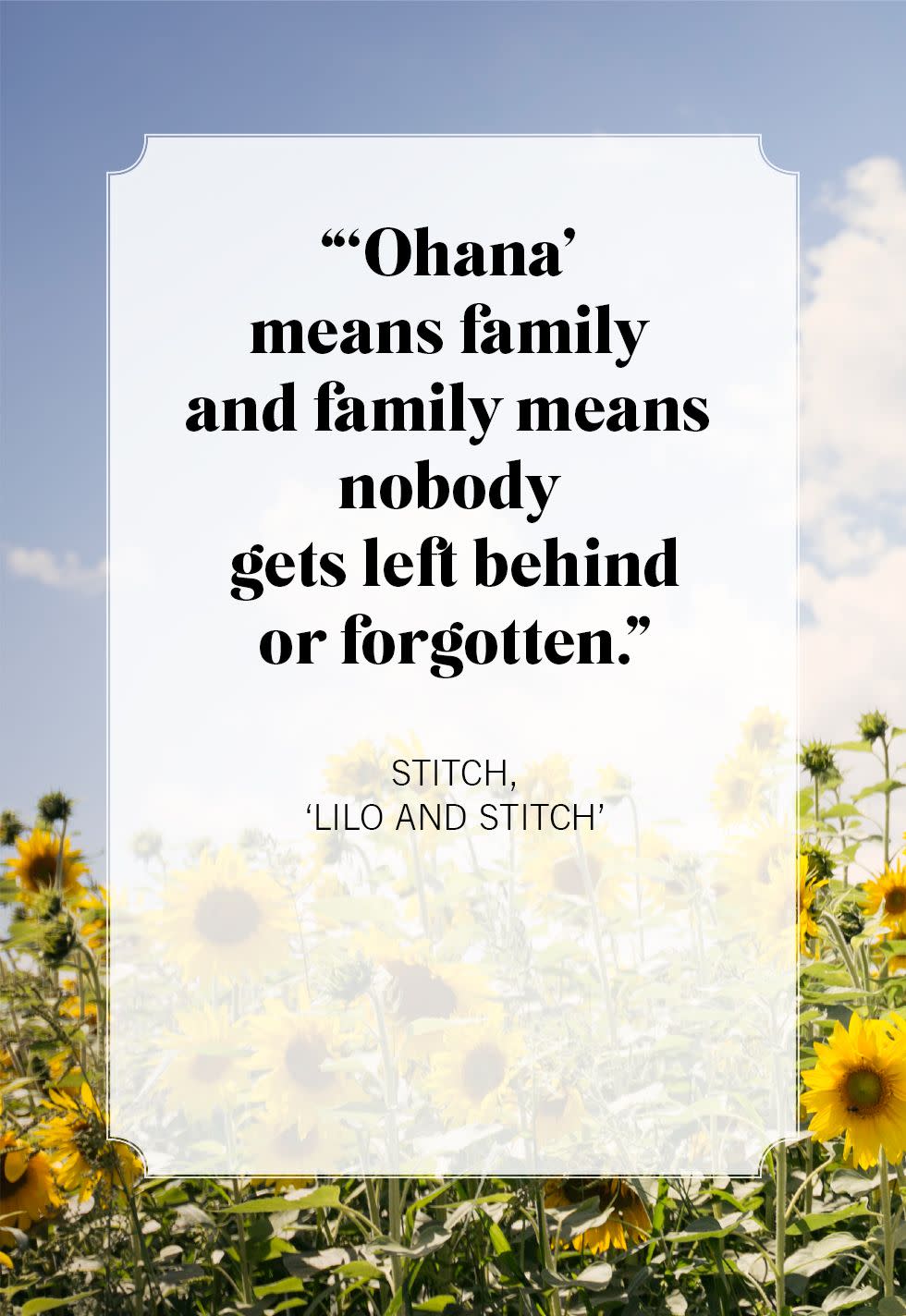 family quotes lilo and stitch