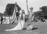 <p>From a Fourth of July party at the Ellipse, Washington D.C.,1919. (Photo: Harris & Ewing/GHI/Universal History Archive via Getty Images) </p>