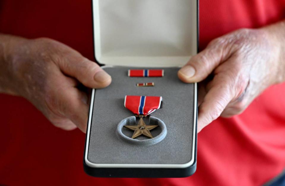 Fifty-three years after his U. S. Army service in Vietnam, Jared Kelley, of Bradenton, received the Bronze Star Medal for meritorious service.