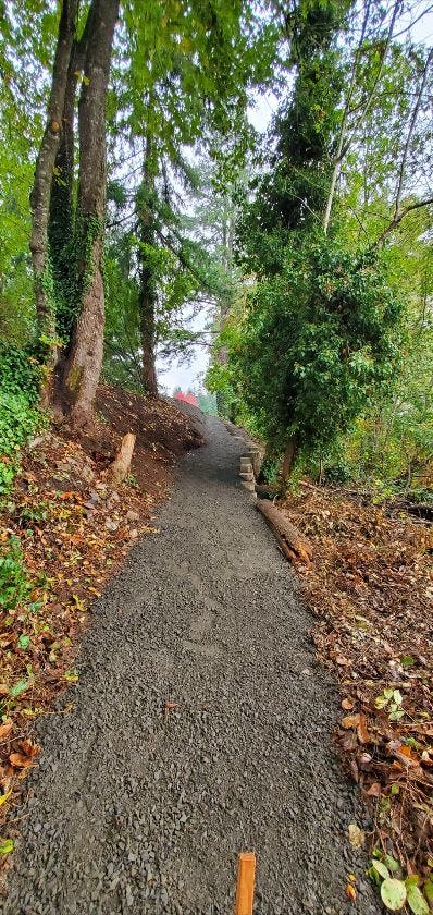 The new trail at Palma Ceia Park in Keizer.