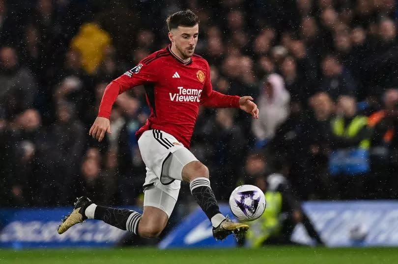 Mason Mount controls the ball during Manchester United's 4-3 defeat to Chelsea earlier this month.