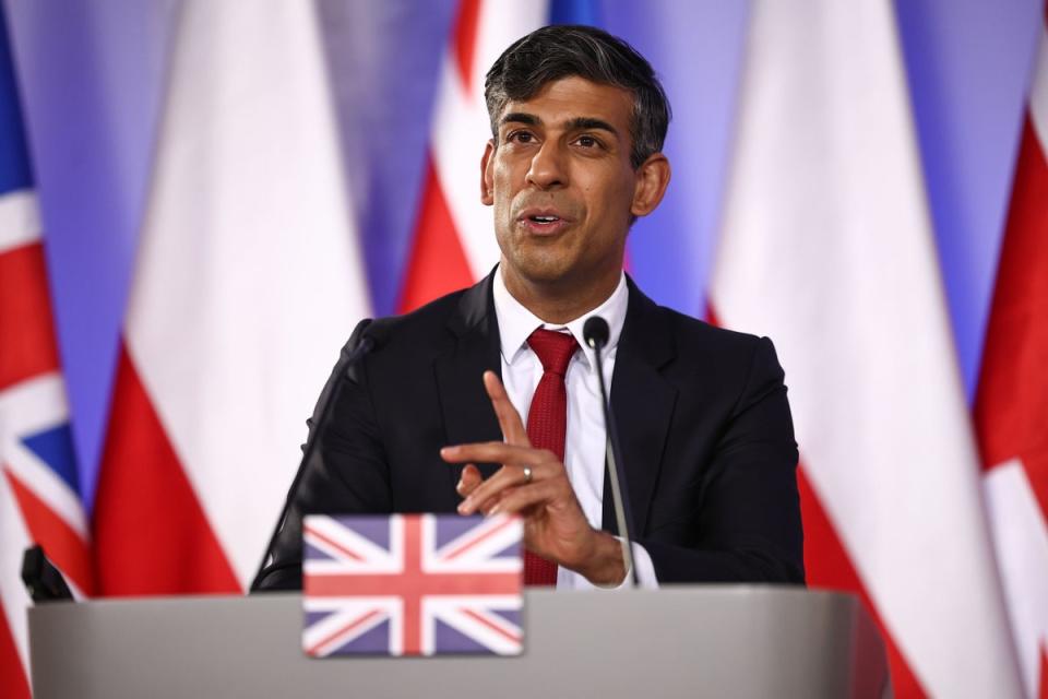Rishi Sunak has declined to rule out a July poll (PA Wire)