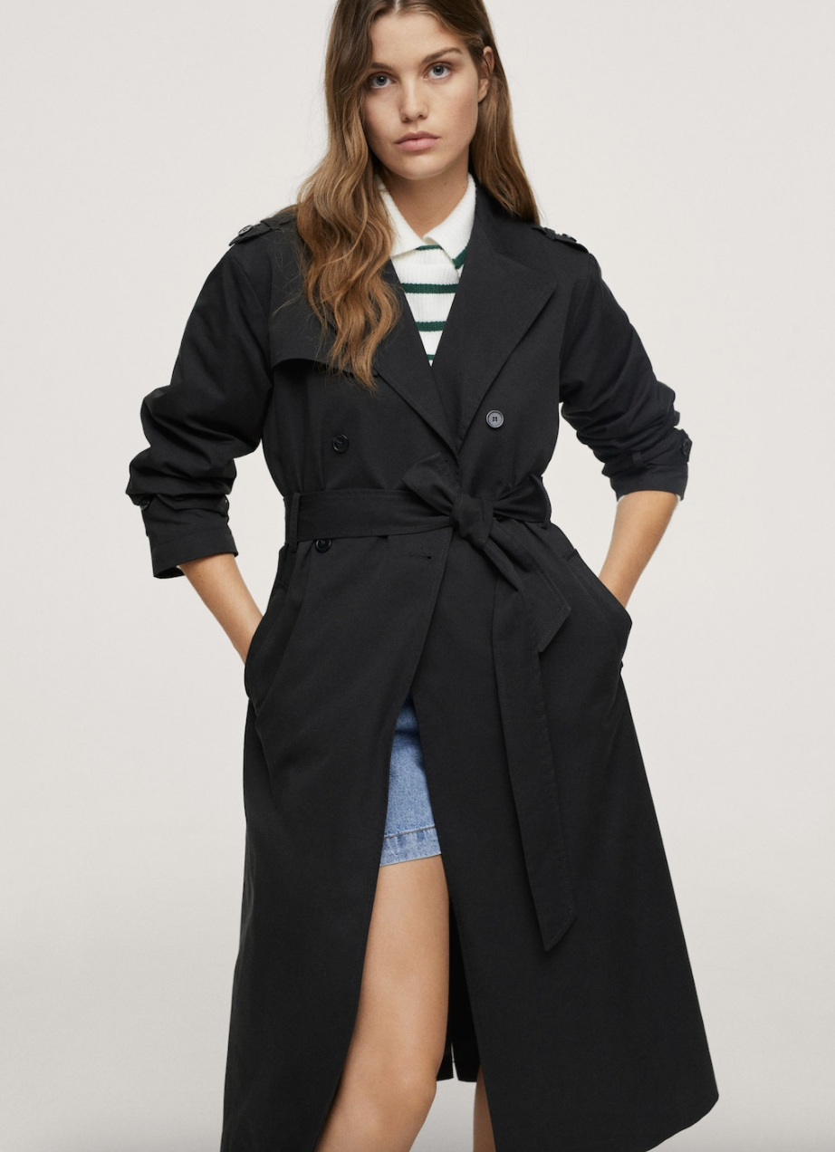 8) Cotton Classic Trench Coat