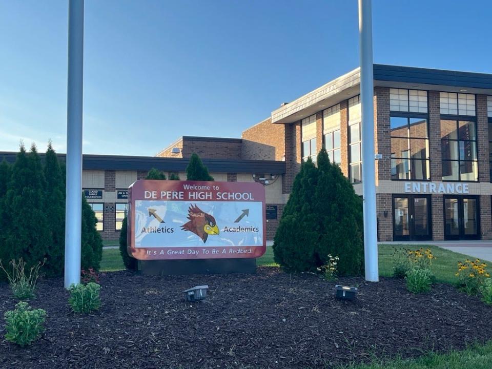 De Pere High School pictured Monday in De Pere.