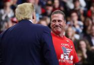 FILE PHOTO: U.S. President Donald Trump holds a campaign rally in Minneapolis