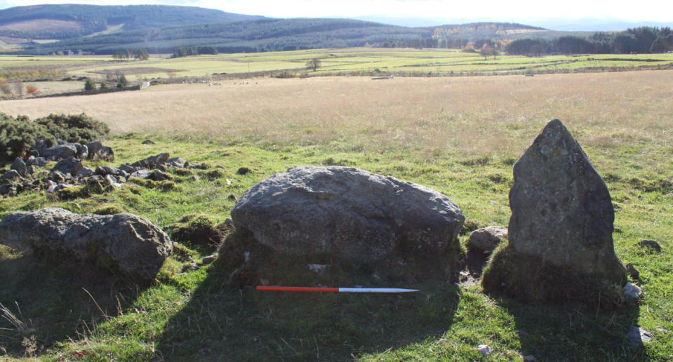 A farmer claims he built the circle. Source: Twitter/ Aberdeenshire Council