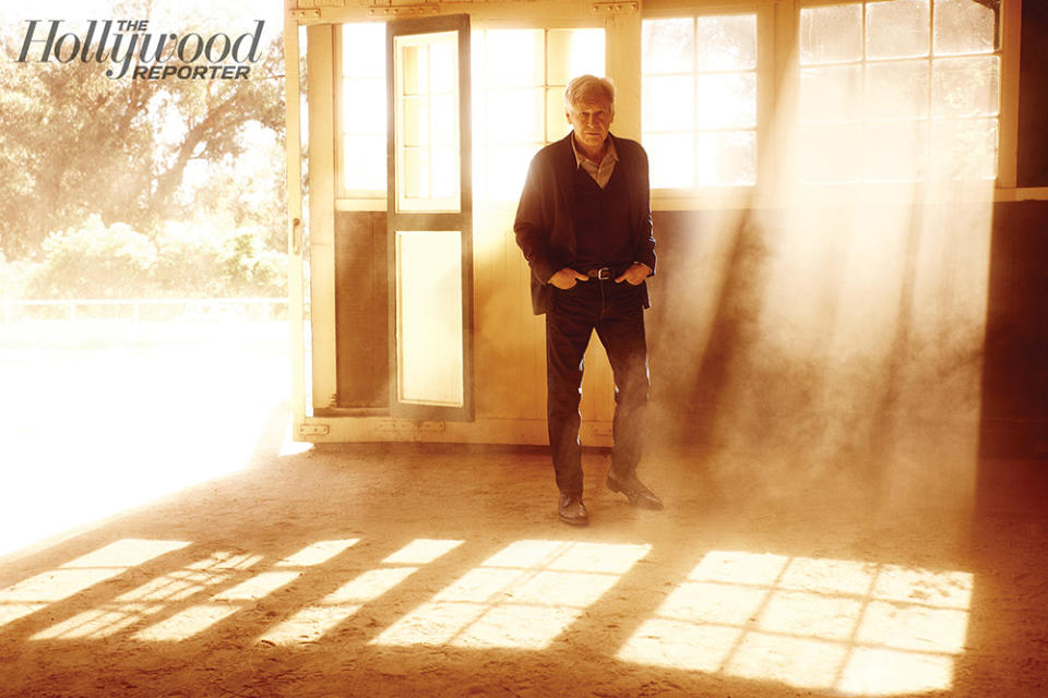 Harrison Ford was photographed on January 25 2023 at Will Rogers State Park in Los Angeles.