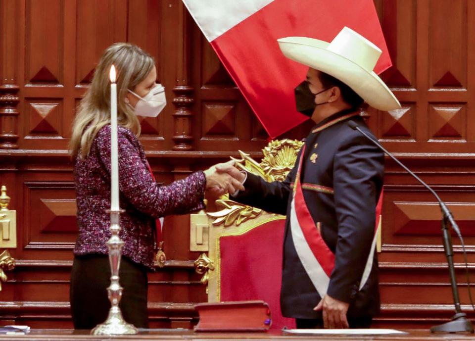 Pedro Castillo, presidente de Perú