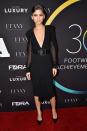 <p>Zendaya chose yet another Michael Kors dress for the awards, looking sophisticated in all-black chiffon. <i>[Photo: Getty]</i> </p>