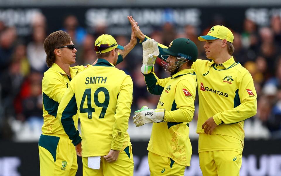 Series winners: Australia beat England through DLS in Bristol (Action Images via Reuters)