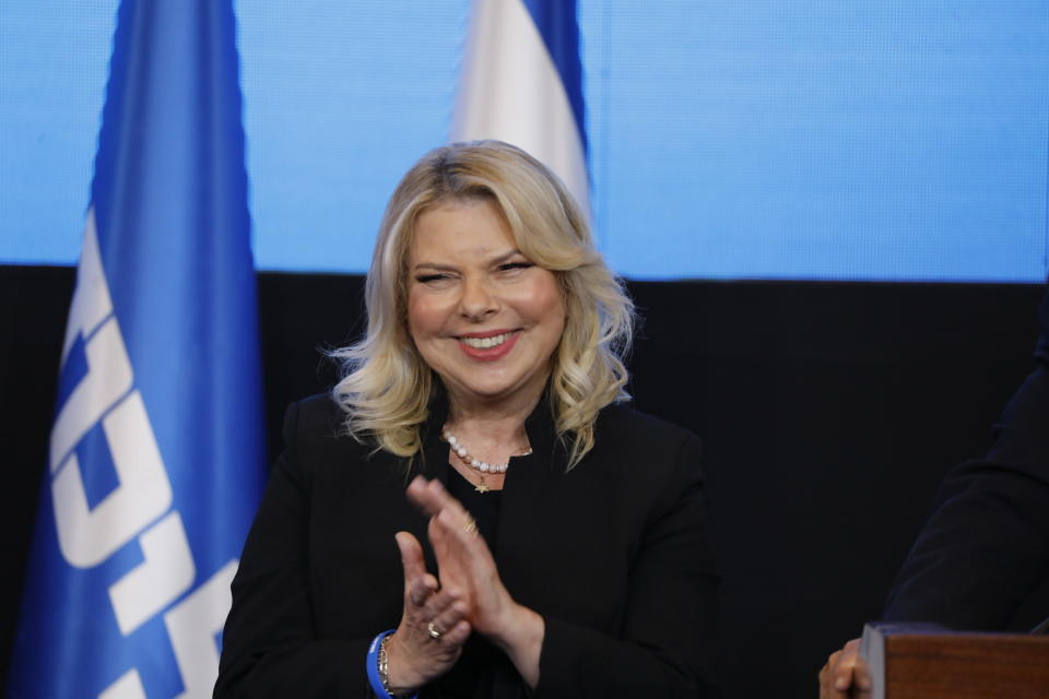 Sara Netanyahu, tercera y actual esposa de Benjamin Netanyahu. Photo by Ilia Yefimovich/picture alliance via Getty Images