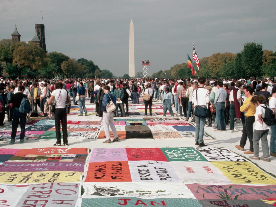 The NAMES Project AIDS Memorial Quilt in Washington D.C.