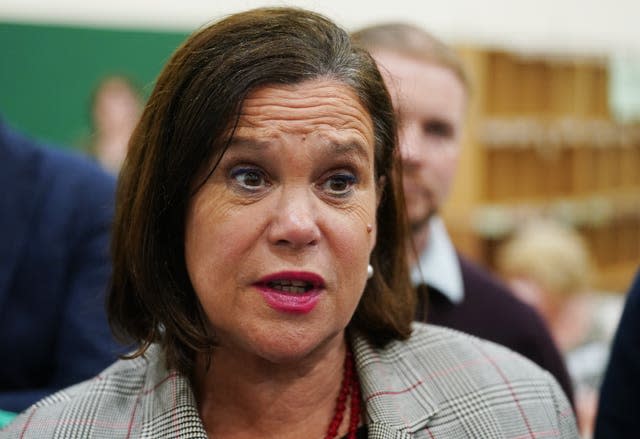 Sinn Fein Leader Mary Lou McDonald