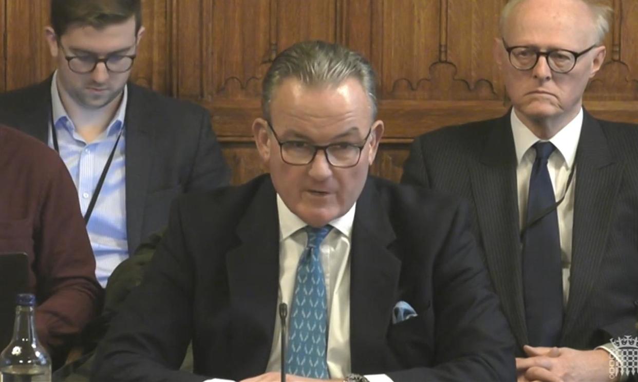 <span>David Neal was fired last week as the independent chief inspector of borders and immigration.</span><span>Photograph: House of Commons/UK Parliament/PA</span>