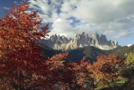 <p>The Dolomites mountain range in Puez-Geisler National Park, Italy // June 24, 2009</p>