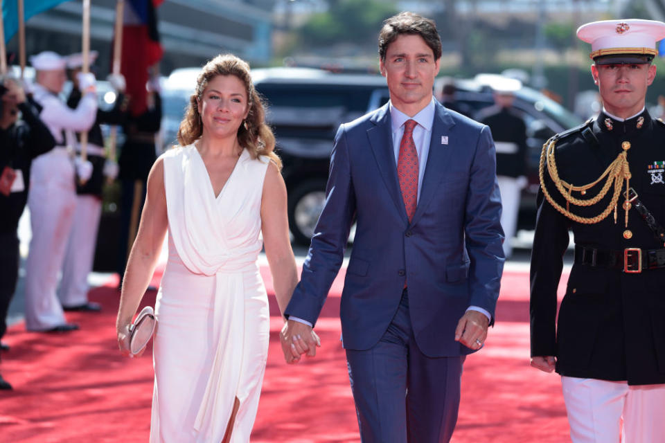 Justin Trudeau and Sophie Gregoire Trudeau. Photo: Getty 