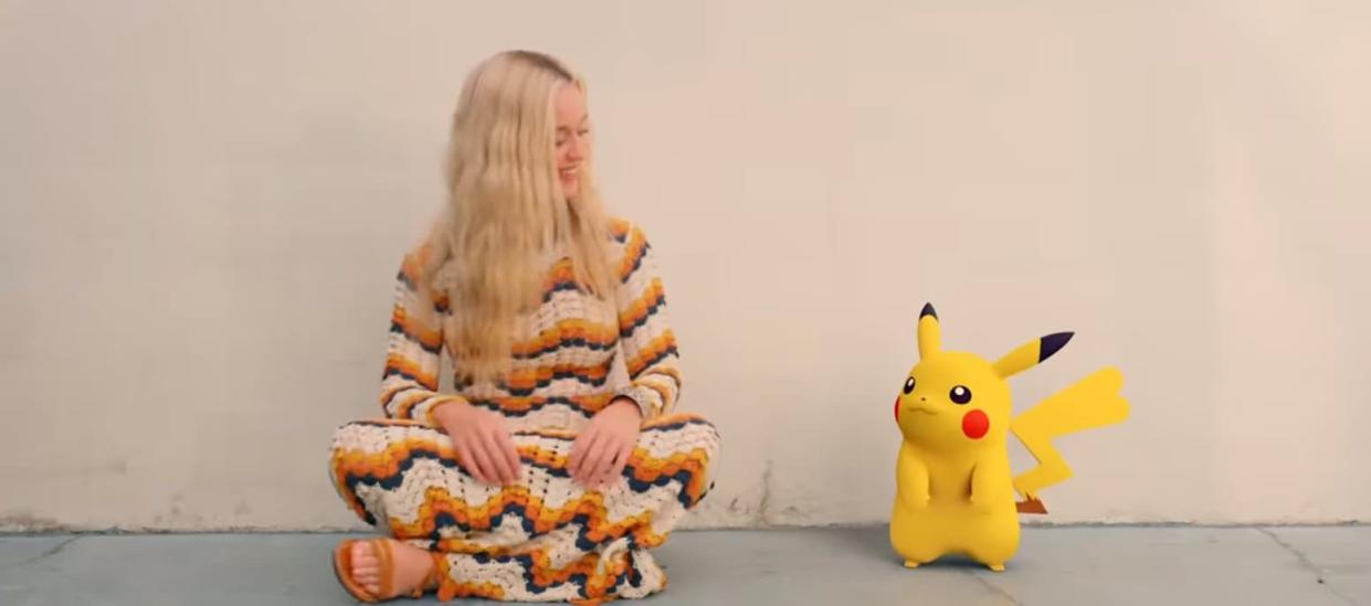 Katy Perry et Pikachu dans le clip de 