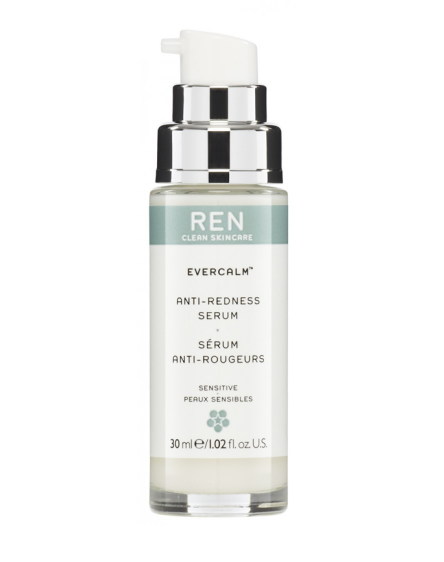 <p><b>Ren Evercalm Anti Redness Serum</b></p><p>This paraben and sulfate-free serum plumps up and smooths skin immediately filling in fine lines. If you have rosacea, but are also over 35 and want an extra boost of hydration, this is a good choice to pair with a daily anti-redness moisturizer. The serum feels cooling when applied and works to calm irritation, redness, and inflammation with milk polypeptides, beta-glucan, and rumex, a wild herb that reduces swelling and prevents hyperpigmentation. </p><p><a href="http://www.renskincare.com/usa/evercalm-anti-redness-serum.html" rel="nofollow noopener" target="_blank" data-ylk="slk:Ren Evercalm Anti Redness Serum;elm:context_link;itc:0;sec:content-canvas" class="link ">Ren Evercalm Anti Redness Serum</a> ($46) <i>(Photo: Ren)</i><br></p><p><br></p>