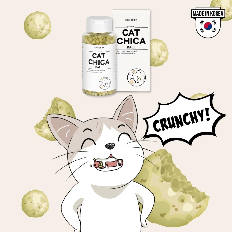 DOCTORBY Cat Chica Ball Care Oral Dental Tartar Snack. (Photo: Shopee SG)