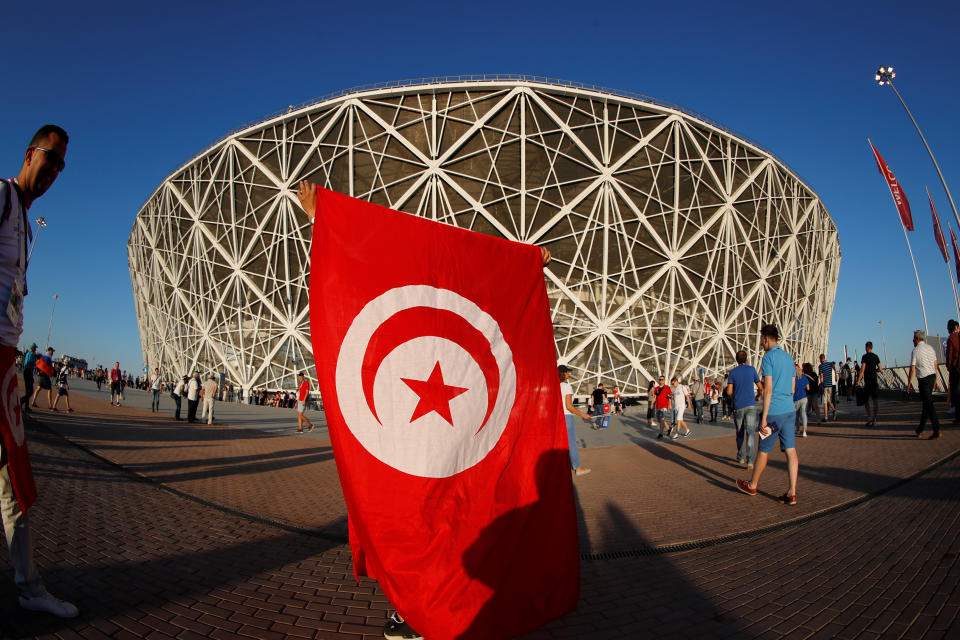 The big moment is close: Tunisia fans arrived at the stadium