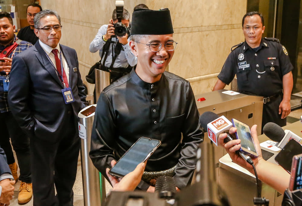 Tengku Zafrul is confident liquidity is still present in Malaysia's financial markets. — Picture by Firdaus Latif