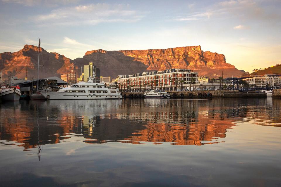 Cape Grace exterior over the water