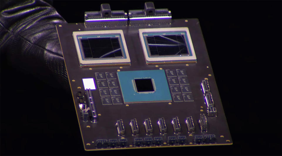 Images of Nvidia's Blackwell GPU from GTC.