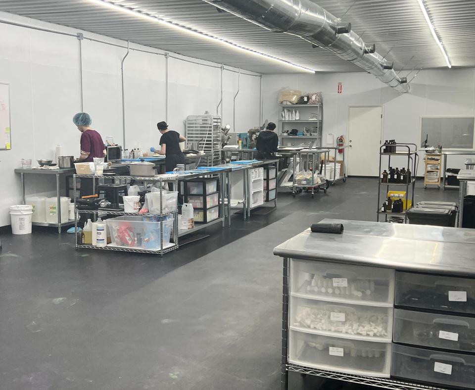 The most stringent sanitation and cleanliness protocols are in place in the laboratory at Boro Hemp's manufacturing facility for CBD products in Alabama City.