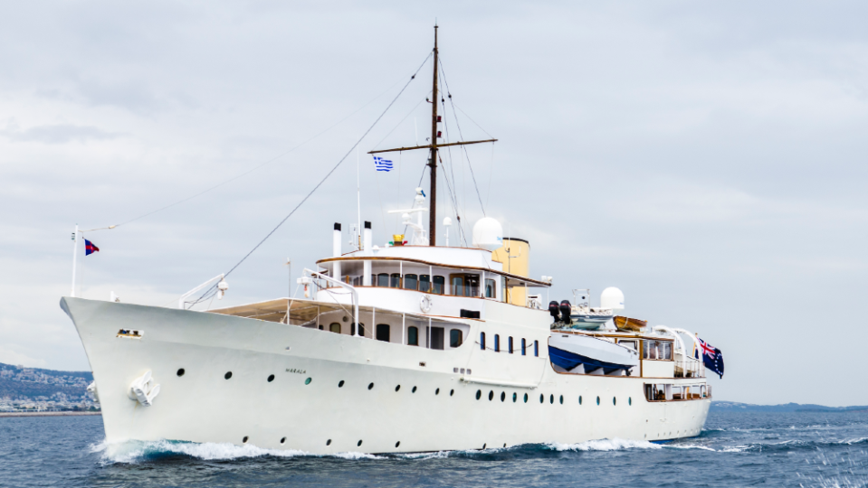 The 90-year-old yacht is being restored to its former glory