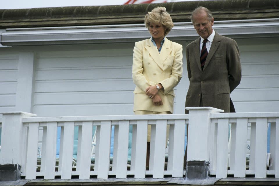 Princess Diana and Prince Philip's relationship is said to have soured towards the end of her life. Photo: Getty Images